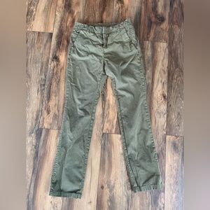 Rag & Bone olive relaxed fit chinos